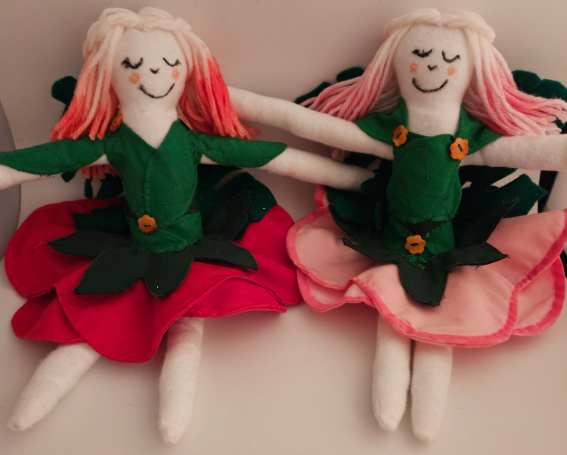 Rose fairy dolls