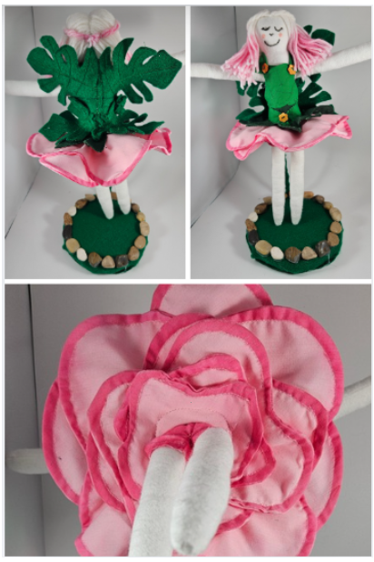 Pink Rose Fairy of Petal Hollow dolls